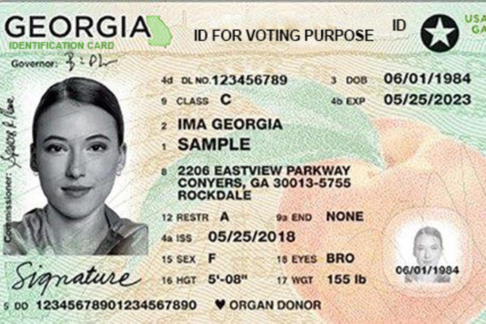 georgia testing id number